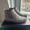 Bottines Cypres Boots Chelsea daim gris clair Bottes femme sur Grenoble : Bottines Cypres Boots Chelsea daim gris clair
