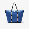 Sac Lacoste Grand sac cabas zipp&eacute; Izzie en nylon avec anses sigl Bleu