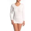 Maillots de corps Daxon by - Lot de 2 chemises manches longues Blanc
