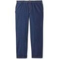 Jeans/Pantalons sur Grenoble : Jeans Daxon by - Jean droit taille &eacute;lastiqu&eacute;e Bleu