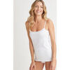 Maillots de corps Daxon by - Lot 2 chemises de corps fines bretelles Blanc
