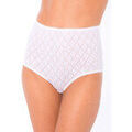 Culottes & autres bas
sur Grenoble : Culottes & slips Daxon by - Lot de 5 culottes maille jacquard Blanc