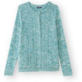 Gilets sur Grenoble : Gilet Daxon by - Cardigan maille torsad&eacute;e Vert