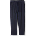 Pantalons sur Grenoble : Pantalon Daxon by - Pantalon raccourci &eacute;lastiqu&eacute; dos Bleu