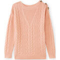 Pull Daxon by - Pull maille fantaisie col rond