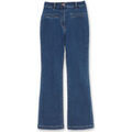 Pantalons sur Grenoble : Jeans Daxon by - Jean bas &eacute;vas&eacute; stature +1.60m Bleu