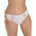 Culottes & autres bas
sur Grenoble : Culottes & slips Daxon by - Culotte midi d&eacute;tails dentelle Blanc