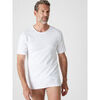 Maillots de corps Daxon by - Lot 2 maillots de corps chauds col rond Blanc