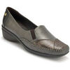 Slip ons Pediconfort Sans-g&ecirc;ne ultra souples grande largeur Dor&eacute;