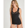 Gu&ecirc;pi&egrave;res Daxon by - Chemise de corps sans manches 10% laine Noir