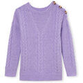 Pull Daxon by - Pull maille fantaisie col rond
