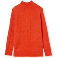 Pull Daxon by - Pull col montant torsad&eacute; Orange