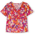 Chemise Daxon by - Chemisier smocks &agrave; l'encolure Multicolore Grenoble