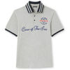 T-shirt Daxon by - Polo maille chin&eacute;e pur coton Gris