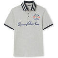 Tee-shirts sur Grenoble : T-shirt Daxon by - Polo maille chin&eacute;e pur coton Gris