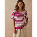 Pull sur Grenoble : Pull Daxon by - Pull maille ruban brillante