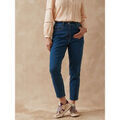 Pantalons sur Grenoble : Jeans Daxon by - Jean Mom 7/8&egrave;me Bleu