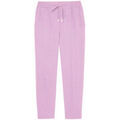 Pantalons sur Grenoble : Pantalon Daxon by - Pantalon &eacute;lastiqu&eacute; longueur 7/8&egrave;me Rose