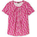 Chemise Daxon by - Blouse encolure ronde en microfibre