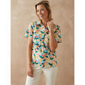 Chemises sur Grenoble : Chemise Daxon by - Chemisier fluide manches courtes