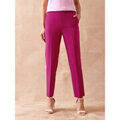 Pantalon Daxon by - Pantalon &eacute;lastiqu&eacute; femme Rose Grenoble