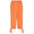 Pantalons sur Grenoble : Pantalon Daxon by - Pantacourt esprit sarouel maille fluide