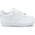 Chaussures enfants sur Grenoble : Baskets enfant Nike Air Force 1 Leather Triple White