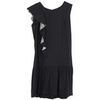 Robe courte Sandro Robe en soie noire