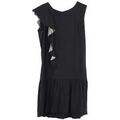 Robes sur Grenoble : Robe courte Sandro Robe en soie noire