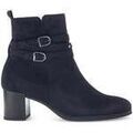 Bottines Gabor Bottines &eacute;l&eacute;gantes en cuir &agrave; talon d&eacute;croch&eacute; Bleu