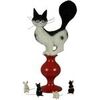 Statuettes et figurines Parastone Statuette Plan de fuite Les chats par Dubout Noir Unique. . Maison & D&eacute;co > Statuettes et figurines.