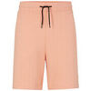 Short HUGO SHORT DIZ_C ROSE SAUMON EN MOLLETON DE COTON AVEC BADGE