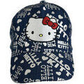 Chapeaux sur Grenoble : Chapeau Arditex Casquette Hello Kitty bleu jean 52 cm