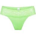 Culottes & autres bas
sur Grenoble : Culottes & slips Lingadore String en dentelle Basique Vert