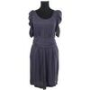Robe courte Sandro Robe en soie noire
