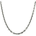 Collier Orusbijoux Chaine Homme Maille Marine Argent Massif Vieilli Argent&eacute; Grenoble