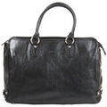 Sac &agrave; main Katana Sac Shopping Cuir De Vachette Collet K82618 Noir Grenoble