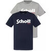 T-shirt Schott Tee-shirt TEE SHIRT PACK 2