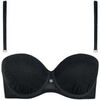 Bandeaux & bretelles amovibles Lisca Soutien-gorge pr&eacute;form&eacute; balconnet multipositions RONIA Noir