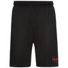 Short HUGO Short en coton Noir Dalfie avec logo manuscrit