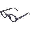 Lunettes de soleil Xlab Bloc bleu Itaca Cadres Optiques, Noir, 44 mm