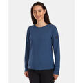 Tee-shirts sur Grenoble : T-shirt Kilpi Maillot en coton &agrave; manches longues pour femme PROMOX-W Bleu