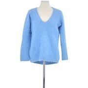 Pull Sandro Pull en lin bleu