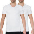 Tee-shirts sur Grenoble : T-shirt Athena Tee shirt col V, lot de 2, COTON BIO