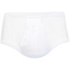 Slips Eminence Slip maille a&eacute;r&eacute;e taille haute ouvert LES CLASSIQUES Blanc