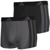 Boxers adidas Boxers, lot de 2, TRUNK MICRO STRETCH Gris