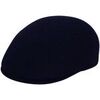Casquette Chapeau-Tendance Casquette bomb&eacute;e 100% laine T56 Bleu