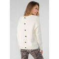 Pull Le Temps des Cerises Pull daisy cr&egrave;me Blanc