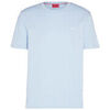 T-shirt enfant HUGO T-SHIRT BLEU CIEL EN JERSEY DE COTON AVEC LOGO IMPRIM&Eacute; Bleu