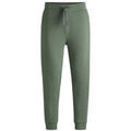 Pantalon HUGO PANTALON DE SURV&Ecirc;TEMENT EN COTON &Eacute;PONGE VERT AVEC LOGO Vert Grenoble